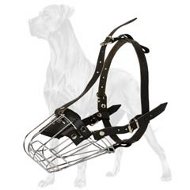 Wire Basket Great Dane Dog Muzzle  Wire Basket Great Dane Dog Muzzle