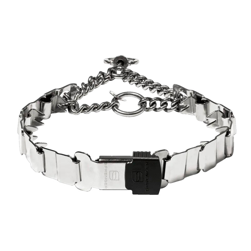 Stainless steel prong store collar