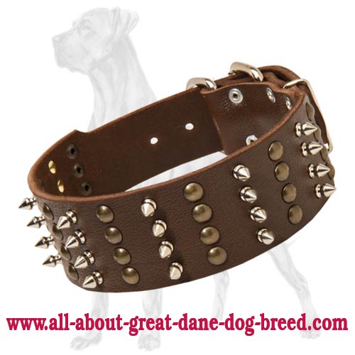 Buy Designer Dog HarnessSpiked Leather Dog Harness